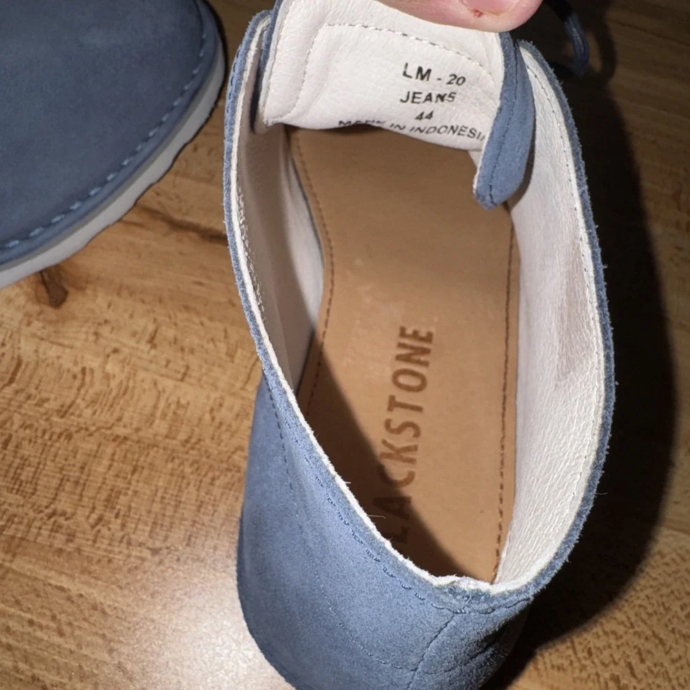 Blackstone Blue Suede Desert Boots Chukka Size 44 Men's